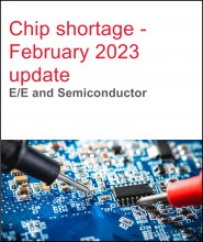 Chip shortage – February 2023 update 