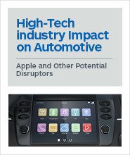High-Tech Industry Impact on Automotive: Apple and Other Potential Disruptors